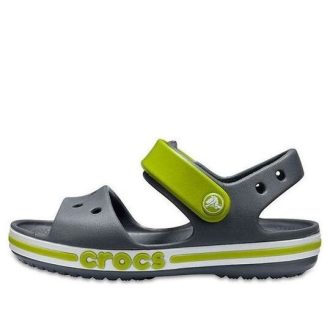 Crocs (GS) Bayaband Sandalen «Grau Grün» 205400-025
