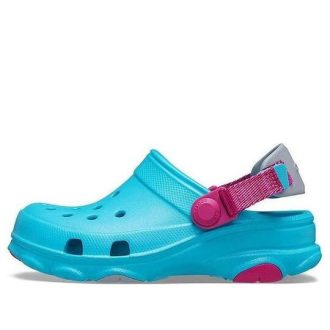 Crocs (GS) Classic All-Terrain Clogs «Blau rosa» 207011-4SL
