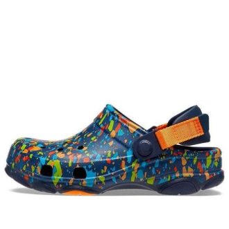 Crocs (GS) Classic All Terrain Terrazzo Clogs «Blau Orange Multi» 207610-4HQ
