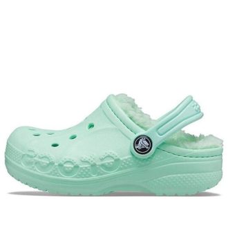 Crocs (GS) Classic Baya gefütterte Clogs «Mint» 205977-3TI