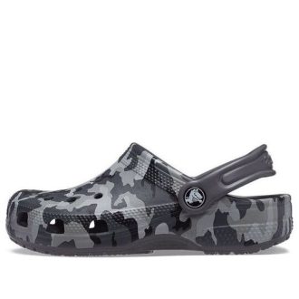 Crocs (GS) Classic Camo Clogs «Schwarz Grau» 207594-097