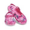 Crocs (GS) Classic Charm Mary Jane Sandalen «Pink Purple» 206364-669