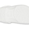 Crocs (GS) Classic Clog Stay Warm Lightweight Weiß Grau Sandalen «White Light Gray» 205977-11H