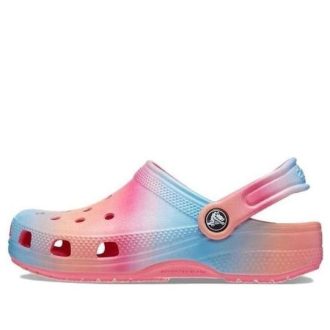 Crocs (GS) Classic Color Dip Clogs «Pink Blau Orange» 209041-6WA
