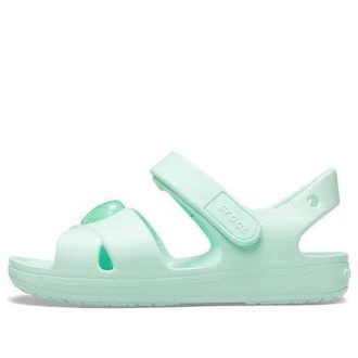 Crocs (GS) Classic Cross-Strap Sandalen «Mint Green» 206245-3TI