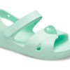 Crocs (GS) Classic Cross-Strap Sandalen «Mint Green» 206245-3TI