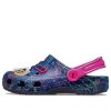 Crocs (GS) Classic Disney Villains Clogs «Blau Lila Pink» 207722-03