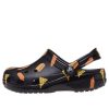 Crocs (GS) Classic Food Print Clogs «Schwarz Gelb» 207150-001