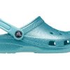 Crocs (GS) Classic Glitter Clog «Blaugrün» 206993-4SS