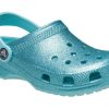 Crocs (GS) Classic Glitter Clog «Blaugrün» 206993-4SS