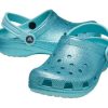 Crocs (GS) Classic Glitter Clog «Blaugrün» 206993-4SS