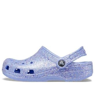 Crocs (GS) Classic Glitter Clogs «Blau» 206993-5Q6