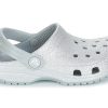 Crocs (GS) Classic Glitter Clogs «Silber» 205441-040