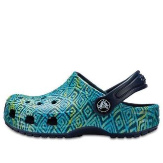 Crocs (GS) Classic Graphic Clogs «Blaugrün» 204816-410