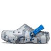 Crocs (GS) Classic Lined Camo Clogs «Grau Weiß Blau» 207323-0EF