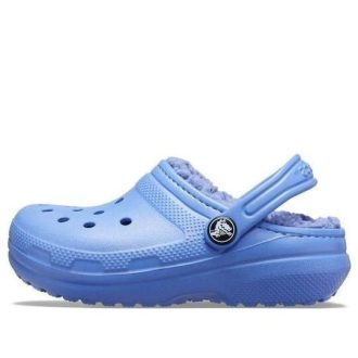 Crocs (GS) Classic Lined Clogs «Blau» 203506-434