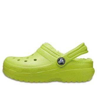 Crocs (GS) Classic Lined Clogs «Grün» 203506-3TX