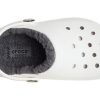 Crocs (GS) Classic Lined Clogs «Weiß Grau» 207009-10M