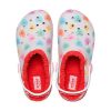 Crocs (GS) Classic Lined Elevated Sweethearts Clogs «Rot Weiß» 207738-119