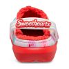 Crocs (GS) Classic Lined Elevated Sweethearts Clogs «Rot Weiß» 207738-119