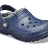 Crocs (GS) Classic Lined Glitter Clog «Blau» 207010-459