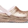Crocs (GS) Classic Lined Glitter Clogs «Gold Pink» 207462-2UB