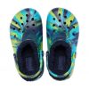 Crocs (GS) Classic Lined Marbled Clogs «Blue Tie Dye» 207238-4HQ