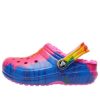 Crocs (GS) Classic Lined TieDye Graphic Clogs «Blau Pink» 206683-6RW