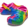 Crocs (GS) Classic Lined TieDye Graphic Clogs «Blau Pink» 206683-6RW