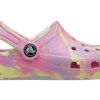 Crocs (GS) Classic Marbled Clogs «Pink Yellow» 207002-6SO