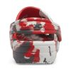 Crocs (GS) Classic Marbled Clogs «Weiß Rot Grau» 207002-884