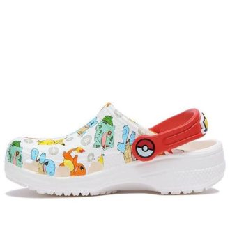 Crocs (GS) Classic Pokemon Clogs «Weiß Rot» 207754-94S