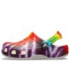 Crocs (GS) Classic Tie Dye Graphic Clogs «Lila Rot» 205451-90H