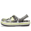 Crocs (GS) Crocband Camo Printed Clogs «Grau Schwarz Gelb» 205301-0ED