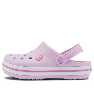 Crocs (GS) Crocband Clog «Pink White» 207006-6GD