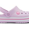 Crocs (GS) Crocband Clog «Pink White» 207006-6GD