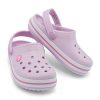 Crocs (GS) Crocband Clog «Pink White» 207006-6GD
