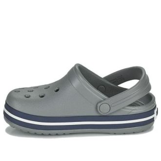 Crocs (GS) Crocband Clogs «Grau Blau» 207006-05H