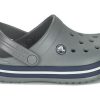 Crocs (GS) Crocband Clogs «Grau Blau» 207006-05H