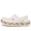 Crocs (GS) Crocband Gem Band Clogs «Weiß Multi» 207605-100