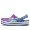 Crocs (GS) Crocband Graphic Clogs «Blau Pink Grün» 206607-434
