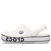 Crocs (GS) Crocband Logo Clogs «Weiß Schwarz» 206022-103