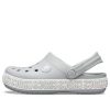 Crocs (GS) Crocband Logo Mania Clogs «Grau Silber» 205992-00J