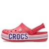 Crocs (GS) Crocband Logo Stripe Clogs «Rot Weiß» 206345-611
