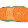 Crocs (GS) Crocband Rainbow Band Clogs «Orange Blau» 205205-80O