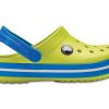 Crocs (GS) Crocband Round Toe Clogs «Gelb Blau» 204537-73E