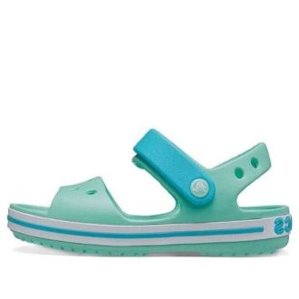 Crocs (GS) Crocband Sandalen «Grün Blau» 12856-3U3