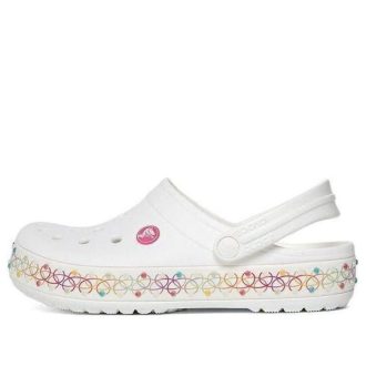 Crocs (GS) Crocband Stretch Halskette Clog «White Multi» 208269-94S