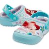 Crocs (GS) Fun Lab Disney Arielle, die Meerjungfrau Clogs «Himmelblau Weiß» 206281-4O9