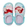 Crocs (GS) Fun Lab Disney Arielle, die Meerjungfrau Clogs «Himmelblau Weiß» 206281-4O9